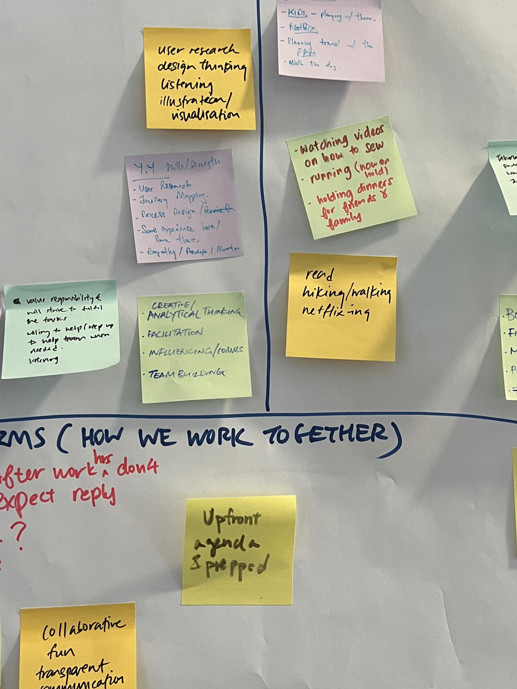 Two groups of two ladies, each sitting side-by-side. One of each pair is talking, while the other is listening intently.